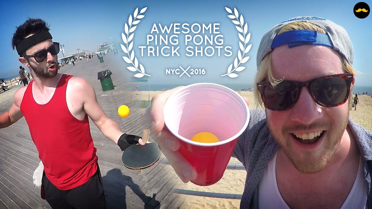 Funny Parody of Ping Pong Trick Shot Videos