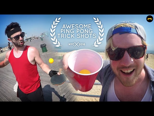 Funny Parody of Ping Pong Trick Shot Videos -