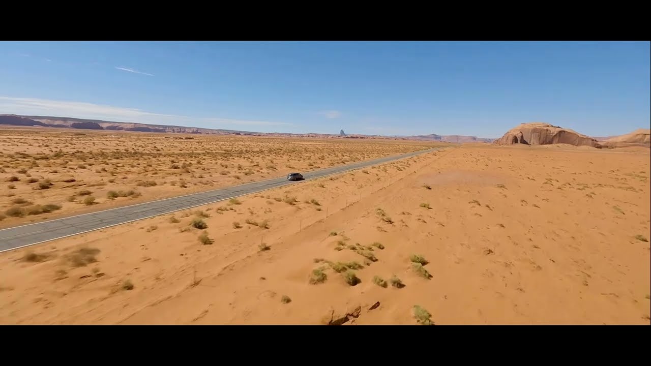 FPV UTAH FOLLOW CAMERA MONUMENT VALLEY