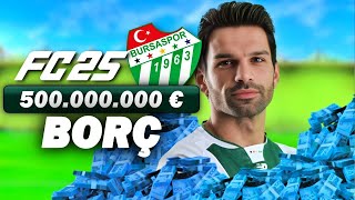 Yeni̇ Transferleri̇yle 500 Mi̇lyon Euro Borçla Bursaspor Rebuild Fc 25 Kari̇yer Modu