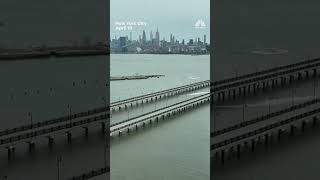 Video Shows Pieces Of A Helicopter Falling Into The Hudson River