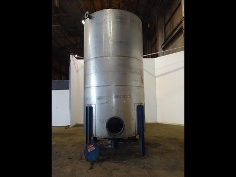 Used-Tank, 3,500 Gallon, Stainless steel - stock # 48137005