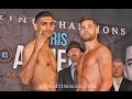 Amir Khan VS. Chris Algieri WEIGH-IN & FACE OFF!!! #KhanAlgieri