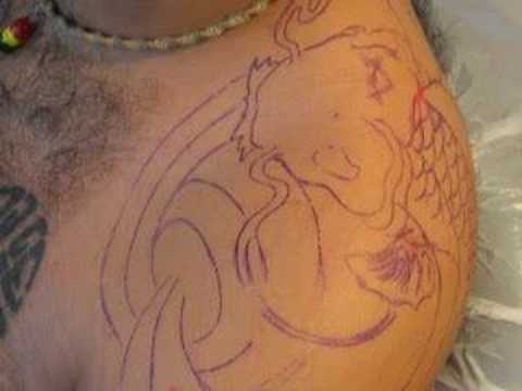 Koi Dragon Half Sleeve Tattoo Koi Dragon Half Sleeve Tattoo