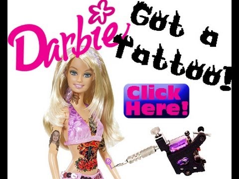 Barbie Totally Stylin' Tattoo Kit PARODY