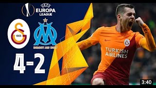 Galatasaray 4-2 Olympique Marseille Maç Özeti | UEFA Avrupa Ligi - 2021/2022