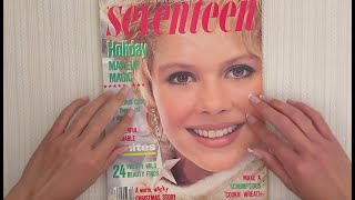 Whisper Asmr Seventeen Magazine December 1984 80S Teen Magazine Flip Through