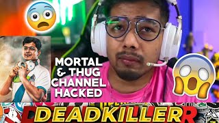 SCOUT ON MORTAL AND THUG CHANNEL & INSTA AC  HACKED 😱