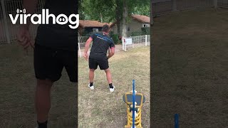 Guy Gets Nailed With A Soccer Ball || Viralhog