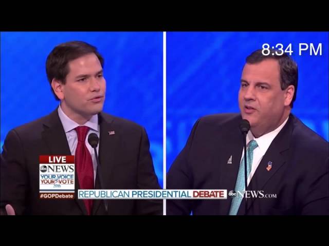Marco Rubio Repeats The Same Line Four Times At Debate - Video