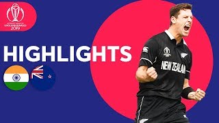 India vs New Zealand - Match Highlights | ICC Cricket World Cup 2019