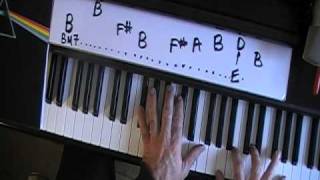 Pink Floyd MONEY Piano tutorial Bass How To Play