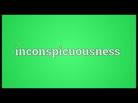 Header of inconspicuousness