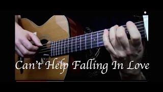 Elvis Presley Cant Help Falling In Love Acoustic Guitar Fingerstyle cover
