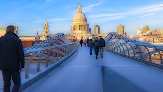 A Look At The Millennium Bridge, London