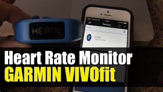 Garmin Vivofit - How to Add Heart Rate Monitor