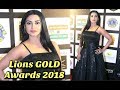 Rati Pandey In Noodle Strap Dress At Lions GOLD Awards 2018