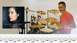 Alice Merton - No Roots Drum Dover Com Parura De Bateria