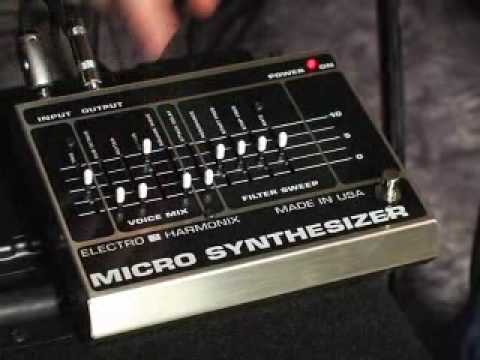 Micro Synthesizer - Demo by Peter Stroud - Analog Guitar Synthesizer - Electro Harmonix