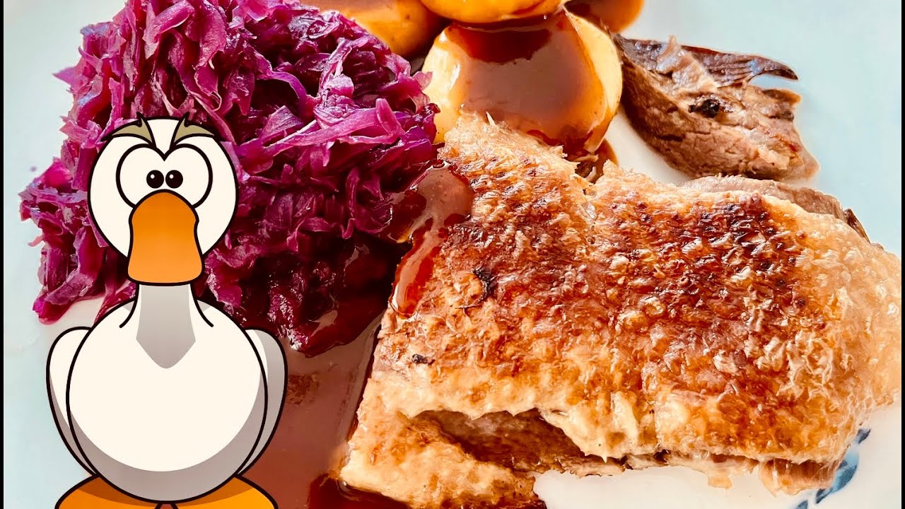 Weihnachtsgans mit leckerer Sauce - aber ohne Stress - Martinsgans - Gans