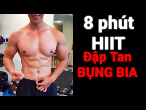 8 Phút HIIT Đập Tan Bụng Bia Cho Dân Văn Phòng HLV Ryan Long Fitness