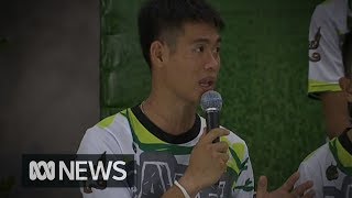 Boys trapped in Thai cave talk about moment of joy when rescue divers arrived Boys trapped in Thai cave talk about moment of joy when rescue divers arrived