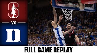 Stanford Vs. Duke Full Game Replay 2024-25 Acc Mens Basketball