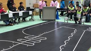 2018 Japan Robotrace contest, 5th prize 'Shine' from Lunghwa University Taiwan, 13.753s