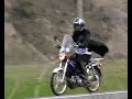 Plazma."Lady Linda"moped girl cool drive road ride Kavkaz mountain