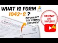 What is form 1042S ? | Why Google AdSense sent this to your address ?