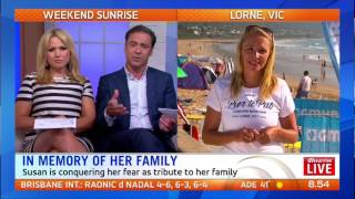 Sunrise TV National Cross | Susan Berg | Facing Her Fears | GMHBA Lorne Pier to Pub