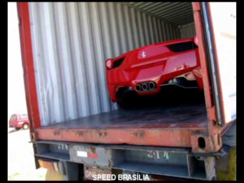 Ferrari 458 Italia recem chegada em Brasília