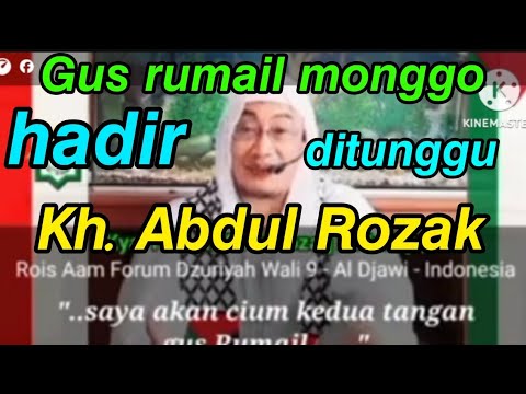 Gus Rumail abas  takut hadir undangan KH Imaduddin
