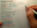 Benchmark 3 Practice - Algebra 2.wmv
