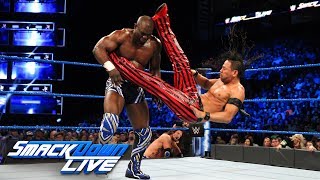 AJ Styles & Shinsuke Nakamura vs. Chad Gable & Shelton Benjamin: SmackDown LIVE, April 3, 2018 AJ Styles & Shinsuke Nakamura vs. Chad Gable & Shelton Benjamin: SmackDown LIVE, April 3, 2018