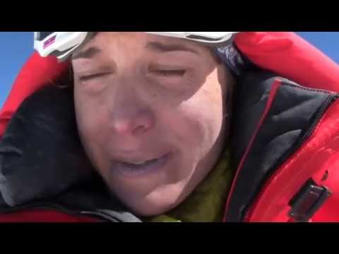 summit video of K2 Tamara Lunger