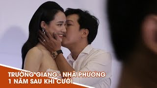 Trường Giang tình tứ hôn Nhã Phương khi xuất hiện sau gần 1 năm kết hôn