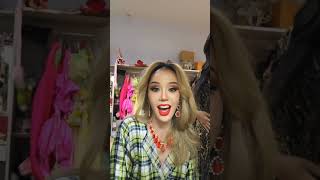 Tong Da Tries Wig From Tong Tuy At Colosseum Ladyboy Show Pattaya