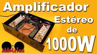 Amplificador Zener Estéreo De 1000 Watts