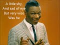 Nat King Cole - Nature Boy (With Lyrics)