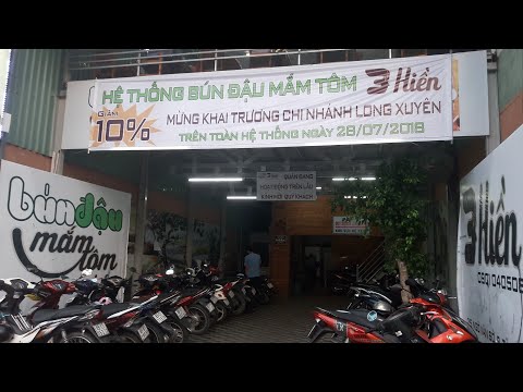 Đi mua BÚN ĐẬU MẮM TÔM 3 HIỀN Ở Đường 3/2 ngang Đại học Cần Thơ~ CS Cần Thơ HG