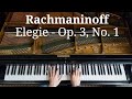 Rachmaninoff - Elegie Op. 3, No. 1 in E-flat Minor | C. Bechstein