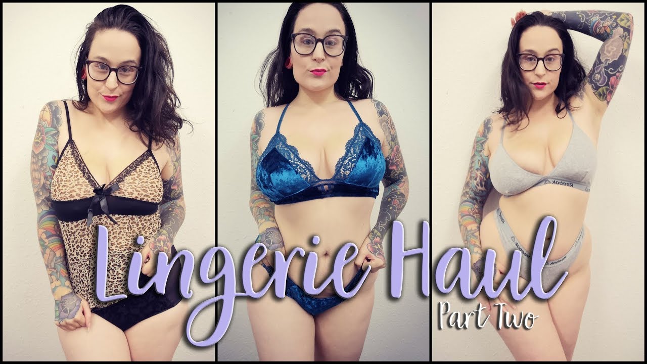 Elizabethhunnyxox cheap lingerie try haul photo