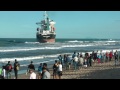 ship runs aground