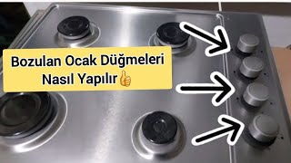 Dönmeyen Ankastre Ocak Düğmesi Tamiri Nasıl Yapılır❓️Ankastre Düğmeleri Bozuldu/