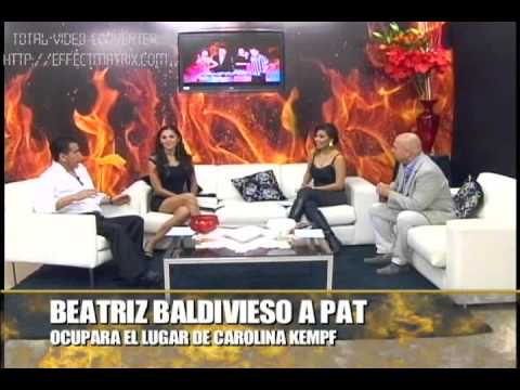 BEATRIZ BALDIVIESO OCUPARA EL LUGAR DE CAROLINA KENPFF EN PAT