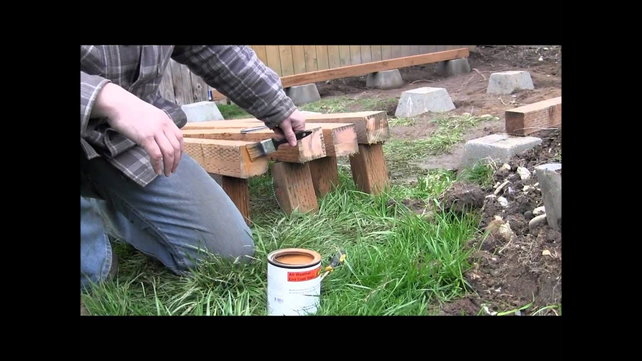 Shed Foundation - YouTube