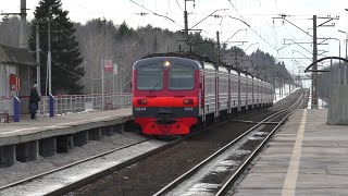Электропоезд Эд4М-0225 Гагарин - Москва