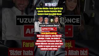 Ben Onu Affettimfaruk Çiçekin Eski Eşinden Hayatını Kaybeden Nihal Candana İmalı Başsağlığı Mesaj