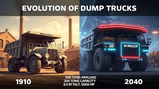 Evolution Of Mining Dump Trucks 18002040 43 Legendary Models